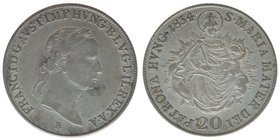 KAISERTUM ÖSTERREICH Kaiser Franz I.
20 Kreuzer 1834 B

6,68 Gramm, ss++