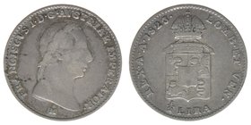 KAISERTUM ÖSTERREICH Kaiser Franz I.

1/2 Lira 1823 M Mailand
2.10 Gramm, ss