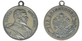 KAISERTUM ÖSTERREICH Kronprinz Rudolph
Medaille 1889
5,77 Gramm, ss/vz