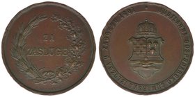 Kaisertum Österreich
Bronzemedaille 1891
Agram forstwirtschaftliche Jubiläumsausstellung
Bronze
24.16 Gramm, vz