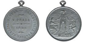 KAISERTUM ÖSTERREICH Ungarn

Zinnmedaille 1895 mit Originalöse
19,84 Gramm, ss++