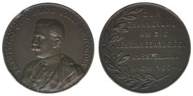 Kaisertum Österreich
Erzherzog Otto Franz Josef 
Bronzemedaille 1904 zur Erinnerung an die Lehrlingsarbeiten-Ausstellung in Wien
Medailleur Christl...