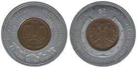 Kaisertum Österreich
Kaiser Franz Joseph I.
Medaille 1910 auf den 80. Geburtstag des Kaisers
3,47 Gramm, vz
