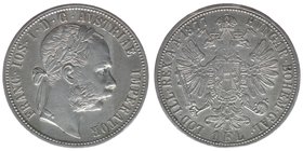 Kaisertum Österreich
Kaiser Franz Joseph I.
Gulden 1877
12,35 Gramm, -vz