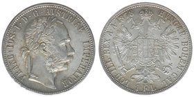KAISERTUM ÖSTERREICH Kaiser Franz Joseph I.
1 Gulden 1878
12.37 Gramm, vz