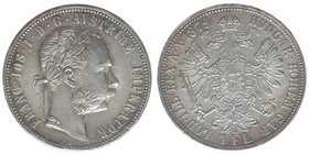 KAISERTUM ÖSTERREICH Kaiser Franz Joseph I.
1 Gulden 1879
12,41 Gramm, vz