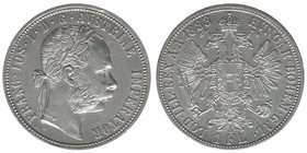 Kaisertum Österreich
Kaiser Franz Joseph I.
Gulden 1883
12,37 Gramm, ss/vz