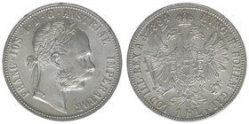 KAISERTUM ÖSTERREICH Kaiser Franz Joseph I.

1 Gulden 1884
12.39 Gramm, vz++