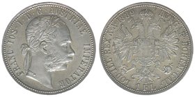 KAISERTUM ÖSTERREICH Kaiser Franz Joseph I.

1 Gulden 1889
12.31 Gramm, vz