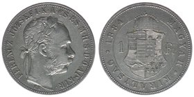 Kaisertum Österreich-Ungarn
Kaiser Franz Joseph I.
Forint 1884 KB
12,31 Gramm, ss