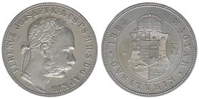 Kaisertum Österreich-Ungarn
Kaiser Franz Joseph I.
Forint 1885 KB
12,41 Gramm, -vz