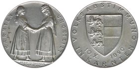 Österreich 1. Republik
Medaille 1920 
Kärntner Volksabstimmung
30.76 Gramm, vz++