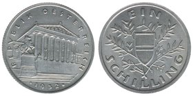 Österreich 1. Republik
1 Schilling 1932
Silber, 6,00 Gramm, vz+