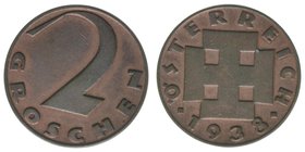 Österreich 1. Republik
2 Groschen 1938
3,34 Gramm, vz