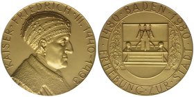 ÖSTERREICH 2. Pepublik
Medaille Baden Stadterhebung 1980
95,34 Gramm, stfr