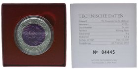 Österreich 2. Republik
25 Euro Sondergedenkmünze Bimetall 900 Ag, Niob
Bionik 2012 Auflage 65000 in Originalschachtel der Münze Österreich
Zertifik...