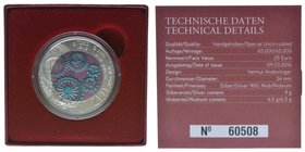Österreich 2. Republik
25 Euro Sondergedenkmünze Bimetall 900 Ag, Niob
Die Zeit 2016 Auflage 65000 in Originalschachtel der Münze Österreich
Zertif...