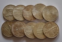 Österreich 2. Republik
Silber 50 Schilling Gedenkausgabe
Lot mit 10 Münzen meist vz und besser