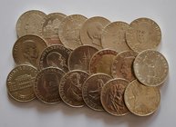 Österreich 2. Republik
25 Schilling Gedenkmünzen 0,800 Silber 13 Gramm pro Münze
Lot 18 Stück meist vz