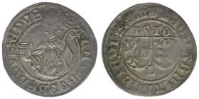 Erzbistum Salzburg Leonhard von Keutschach 1495-1519

Batzen 1510
Zöttl 63, Probszt 103
2,99 Gramm, ss/vz