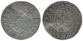 Erzbistum Salzburg
Leonhard von Keutschach 1495-1519

4 Kreuzer – Batzen 1513
Typ 1 – gotische, lateinische oder gemischte Schrift
Zöttl 66, Prob...