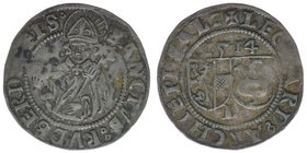 Erzbistum Salzburg Leonhard von Keutschach 1495-1510

4 Kreuzer - Batzen 1514
Zöttl 67, Probszt 107, 3,11 Gramm, ss