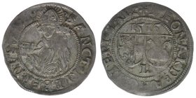 Erzbistum Salzburg  Leonhard von Keutschach 1495-1519
 4 Kreuzer – Batzen 1515

 Zöttl 68,  Probszt 110,  BR 435
3,08 Gramm, ss++