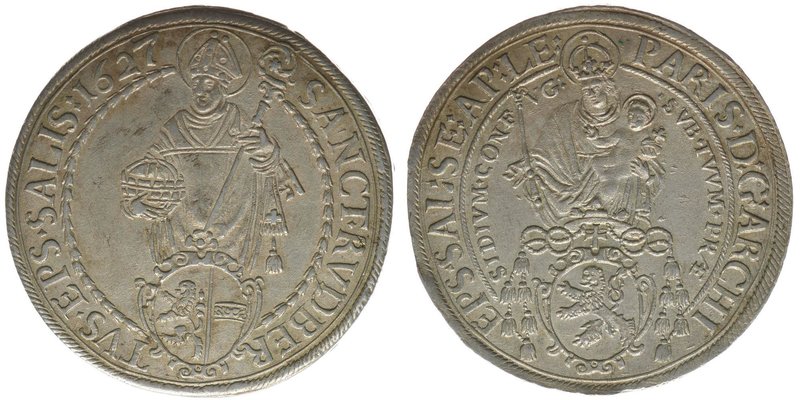 Erzbistum Salzburg
Paris Graf Lodron 1619-1653
Taler 1627
Zöttl 1498, 28,88 G...