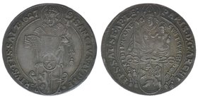 Erzbistum Salzburg Paris Graf Lodron 1619-1653
1/6 Taler 1627
Zöttl 1572, Probszt 1278

4,86 Gramm, -vz