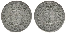 Erzbistum Salzburg Franz Anton Fürst von Harrach 1709-1727
Batzen 1720

Zöttl 2459, Probszt 2045
2,32 Gramm, vz