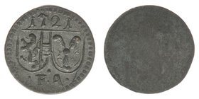 Erzbistum Salzburg Franz Anton Fürst von Harrach 1709-1727
Pfennig 1721

Zöttl 2515, Probszt 2097, BR 3933
0,32 Gramm, ss/vz