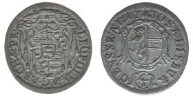 Erzbistum Salzburg Leopold Anton Eleutherius Freiherr von Firmian 1727-1744
Batzen 1730

Zöttl 2595, Probszt 2152
2,22 Gramm, vz++