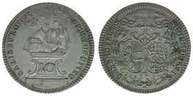 Erzbistum Salzburg Sigismund III. Graf Schrattenbach 1753-1771
10 Kreuzer 1754 Girlande

Zöttl 3057, Pr0bszt 2333, BR 4320
3,92 Gramm, ss/vz