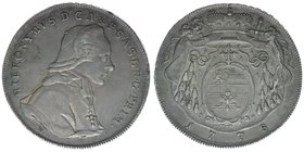 Erzbistum Salzburg Hieronymus Graf Colloredo 1772-1803

Taler 1778 M
Zöttl 3214, Pr 2431
28,01 Gramm, ss/vz