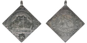 Salzburg
Klippe 1895
Alpenverein XXII Generalversammlung
Silber, 7.79 Gramm, vz