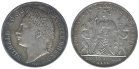 Württemberg
Wilhelm König von Württemberg
Gulden 1841 zur Feier 25 jähriger Regierung

Silber
10.60g
ss/vz