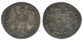 Würzburg Karl Philipp von Greiffenklau-Vollraths
1 Schilling 1751
1,25 Gramm, vz++