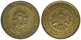 Preussen Wilhelm II.
Medaille ohne Jahr

Messing
15.28g
34mm
-vz