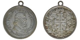 Deutsches Reich
Medaille Turnvater Jahn ohne Jahr
mit Trageöse
5,33 Gramm, selten, ss/vz Kratzer im Avers