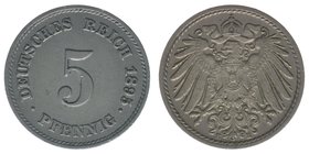 DEUTSCHES REICH
5 Pfennig 1895 E
ss