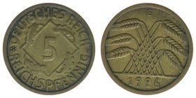 DEUTSCHES REICH
5 Reichspfennig 1926 E
ss