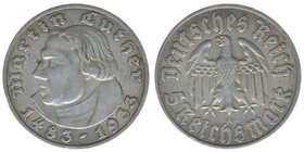 DEUTSCHES REICH
 5 Reichsmark 1933 A
Luther
13,96 Gramm, ss+