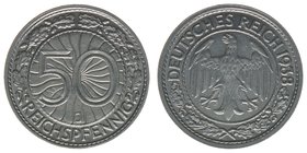 DEUTSCHES REICH
50 Reichspfennig 1938 J
ss/vz