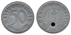 DEUTSCHES REICH
50 Reichspfennig 1942 G
ss