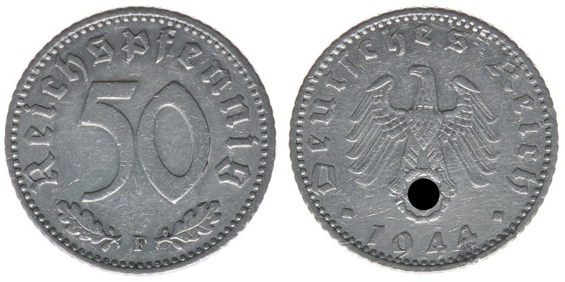 DEUTSCHES REICH
50 Reichspfennig 1944 F
ss