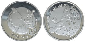 Belgien
75 Jahre TIN TIN

10 Euro 2004 PP
in Folie verschweißt

Silber
20.03g