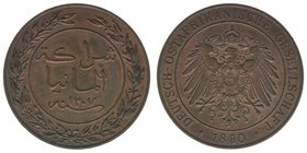 Deutsch Ostafrikanische Gesellschaft 
1 Pesa 1890
Kupfer, 6.55 Gramm, vz