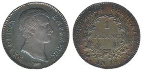 Frankreich Erstes Kaiserreich
1 Franc AN13 Bonaparte
Kahnt/Schön 11, 4,98 Gramm, -vz