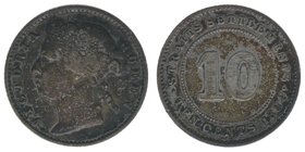 Großbritannien Straits Settlements

10 Cents 1884
Silber
2.68g
ss

Kahnt/Schön 14