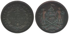 British Nord-Borneo
1 Cent 1886

Bronze
8.84g
ss